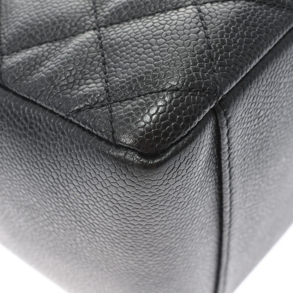 Chanel Matelasse Gst Black Silver Hardware Caviar Skin Tote Bag - Picture 5 of 11